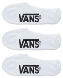 Classic Unisex Μονόχρωμες Κάλτσες Λευκές 3Pack Vans