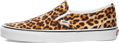 Vans Leopard Classic Πάνινα Γυναικεία Slip-On Black/True White από το Sneaker10