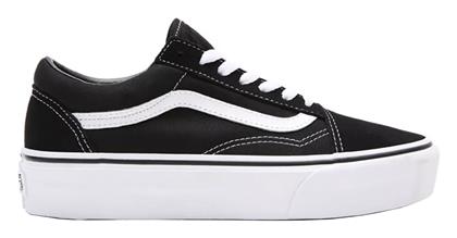 Old Skool Γυναικεία Flatforms Sneakers Μαύρα Vans