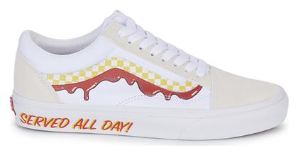 Old Skool Γυναικεία Sneakers Λευκά Vans