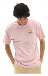 Sunset Dual Palm Ανδρικό T-shirt Ροζ με Στάμπα Vans