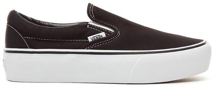 Vans UA Classic Πάνινα Γυναικεία Slip-On Μαύρα από το Modivo