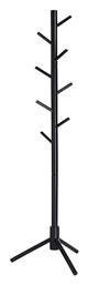 Καλόγερος Ξύλινος Μαύρος 47x47x175cm Vasagle