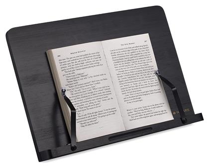Βάση Ανάγνωσης από Ξύλο Reading Stand Table Desk σε Μαύρο χρώμα - Navaris