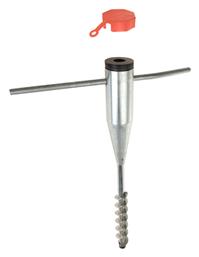 Βάση Βιδωτή Μεταλλική Ασημί - Spitishop