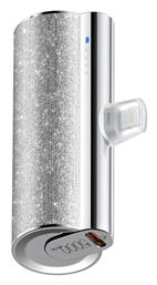 W0573 Lipstick-Lightning 5000mAh 20W Ασημί Veger