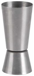 Διπλή Μεζούρα Ποτών με Χωρητικότητα 30/60ml Silver Venus
