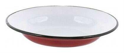 Πιάτο Βαθύ Εμαγιέ Κόκκινο με Διάμετρο 20cm Venus