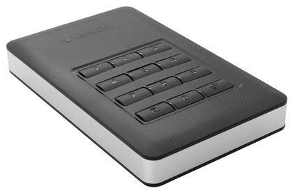 Store 'n' Go Secure with Keypad Access USB 3.1 / USB-C HDD 1TB 2.5'' Verbatim