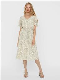 Vero Moda Mini Καλοκαιρινό All Day Φόρεμα Κοντομάνικο Beige/Birch από το PerfectDress