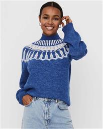 Vero Moda 10248759 Μακρυμάνικο Γυναικείο Πουλόβερ με Ζιβάγκο Surf the Web από το Plus4u