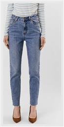 Brenda Straight A Cut 10247009 Ψηλόμεσο Γυναικείο Jean Παντελόνι Mom Fit Vero Moda
