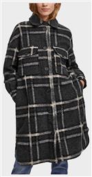 Γυναικείο Καρό Dark Grey Overshirt Vero Moda από το Plus4u