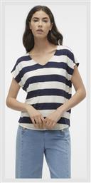 Γυναικείο T-shirt με V Λαιμόκοψη Navy Blue Vero Moda