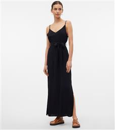 Vero Moda Καλοκαιρινό Maxi Βραδινό Φόρεμα Total Black