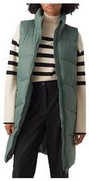 Κοντό Γυναικείο Αμάνικο Puffer Μπουφάν Πράσινο Vero Moda