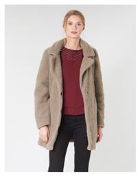 Μακριά Γυναικεία Γούνα Μπεζ Vero Moda