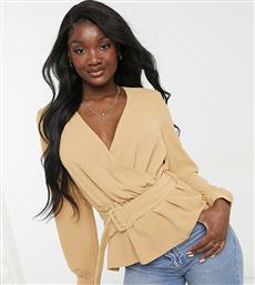 Vero Moda Μακρυμάνικο Γυναικείο Κρουαζέ Top Tan από το Asos
