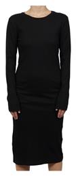 Midi All Day Φόρεμα Μακρυμάνικο Μαύρο Vero Moda