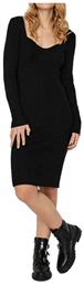 Mini All Day Φόρεμα Ριπ Μαύρο Vero Moda