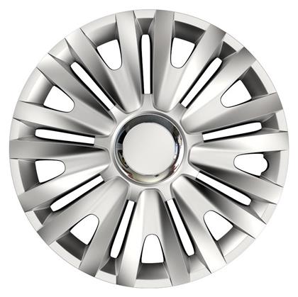 Σετ Τάσια Αυτοκινήτου Rc Royal 4τμχ 15'' Ασημί Versaco