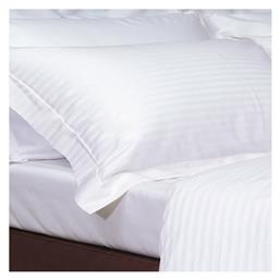 Κλειώ Σεντόνι Ξενοδοχείου Λευκό King Size 280x280 Βαμβακοσατέν Vesta Home