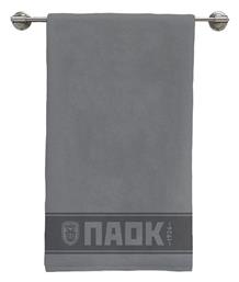 Πετσέτα Προσώπου Paok 50x90εκ. Γκρι Βάρους 500gr/m² Vesta Home