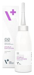 Otihelp Ear Lotion Σταγόνες για Καθαρισμό Αυτιών Σκύλου με Χλωρεξιδίνη 75ml VetExpert