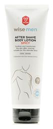 After Shave Lotion Wise Men Spicy για Ευαίσθητες Επιδερμίδες με Αλόη 200ml Vican