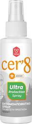Vican Cer’8 Ultra Protection Άοσμη Εντομοαπωθητική Λοσιόν σε Spray Κατάλληλη για Παιδιά 100ml
