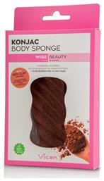 Konjac Body Red Clay Σφουγγάρι σε Κόκκινο Χρώμα 1τμχ Vican