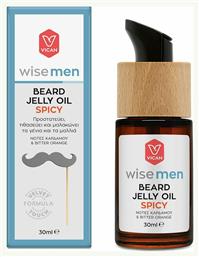 Λάδι Περιποίησης για Γένια και Μουστάκι Wise Men Jelly Spicy 30ml Vican