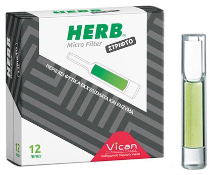 Πίπες Τσιγάρων Micro Filter Στριφτό 5.7mm 12τμχ Vican