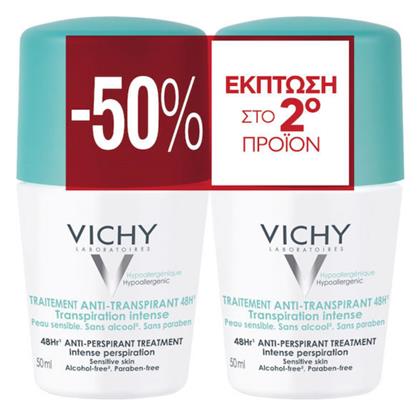 Anti-Transpirant Treatment Intense Αποσμητικό 48h σε Roll-On Vichy