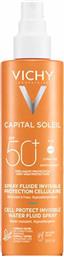 Vichy Capital Soleil Cell Protect Water Fluid Αντηλιακή Κρέμα για το Σώμα SPF50 σε Spray 200ml