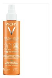 Capital Soleil Cell Protect Water Fluid SPF30 Αντηλιακή Κρέμα Vichy