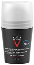 Homme Anti-Irritation Αποσμητικό 48h σε Roll-On 50ml Vichy