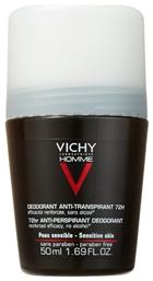 Homme Αποσμητικό 72h σε Roll-On 50ml Vichy