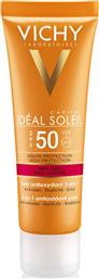 Ideal Soleil Anti-Age 1 in 1 Αδιάβροχη Αντηλιακή Κρέμα Προσώπου SPF50 50ml Vichy