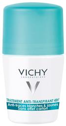 No White Marks & Yellow Stains Αποσμητικό 48h σε Roll-On 50ml Vichy