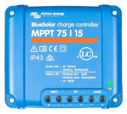 Bluesolar Ρυθμιστής Φόρτισης MPPT 24V 15A Victron Energy