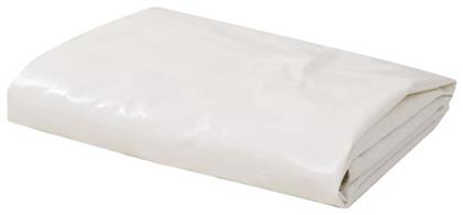 Αδιάβροχος Μουσαμάς 650gr/m² 3x5m Βαρέως Τύπου Λευκός vidaXL