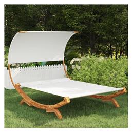 Αιώρα King Size με Βάση Κρεμ 165x210εκ. vidaXL