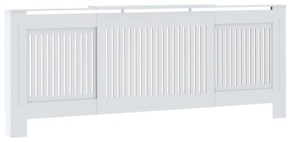 Κάλυμμα Καλοριφέρ Λευκό 205x20.5x82cm 325547 vidaXL