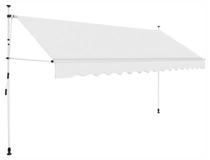 Τέντα Βεράντας Κρεμ 1.2x3.5m vidaXL
