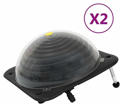 Θερμαντικό Πισίνας Ηλιακό 75x75x36εκ. 2τμχ vidaXL