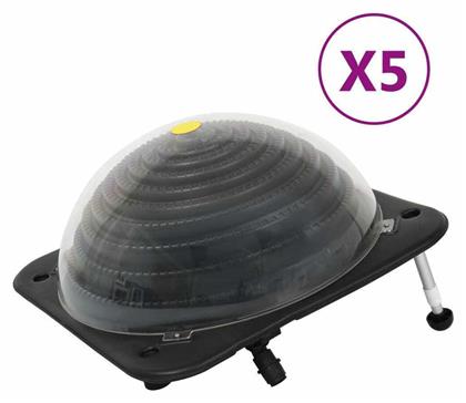 Θερμαντικό Πισίνας Ηλιακό 75x75x36εκ. 5τμχ vidaXL