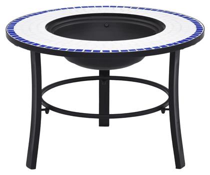 Τζάκι Εξωτερικού Χώρου Μεταλλικό Μπλε 68x68x45cm vidaXL