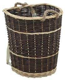 Ξύλινο Καλάθι Αποθήκευσης Ξύλων 44.5x37x50cm Καφέ vidaXL