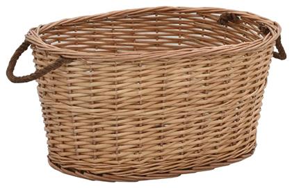 Ξύλινο Καλάθι Αποθήκευσης Ξύλων 58x42x29cm Καφέ vidaXL